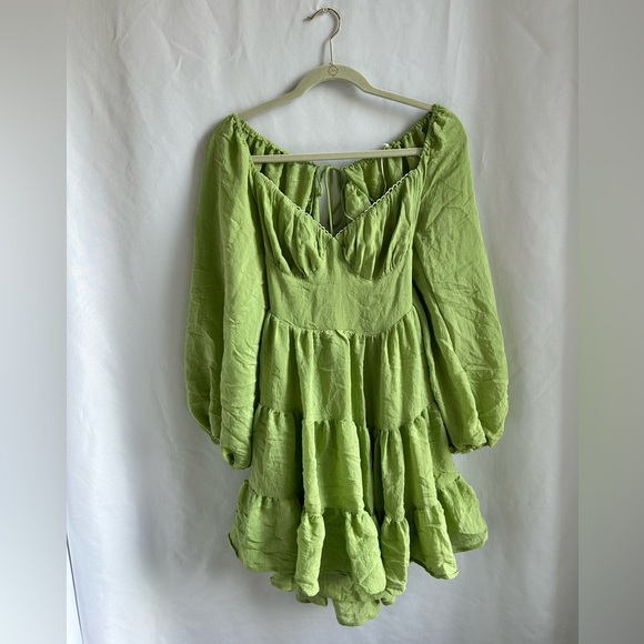 Princess Polly Light Green Sun Dress - Picture 2 of 7